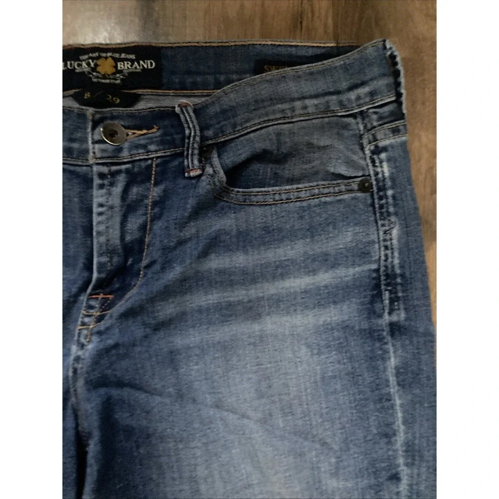 Lucky Brand Sweet'N Crop Denim Jeans Womens Size 8X29 Medium Wash Stretch - Picture 5 of 9